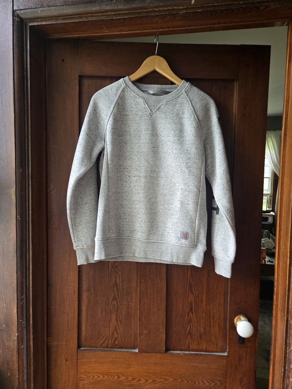 Carhartt Heather Gray Crewneck Sweatshirt - Womens Casual Pullover